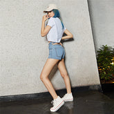 SUMMER New Jeans Strap Casual Joker Super Cowboy Shorts - Swefashionstore