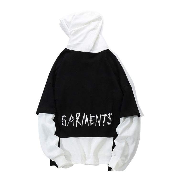 Autumn Men Graffiti Oversize Hoodies Hip-hop Round Neck Cotton Hoodie - Swefashionstore