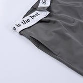 Knitted High Waist Contrast Color Loose Trousers - Swefashionstore