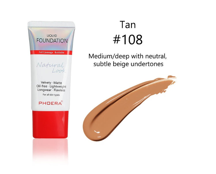 Matte, Silky, Tube Liquid Foundation, Ladies Products - Swefashionstore