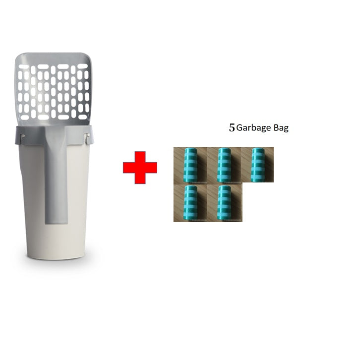 Storage Box Integrated Lazy Cat Litter Shovel Set - Swefashionstore