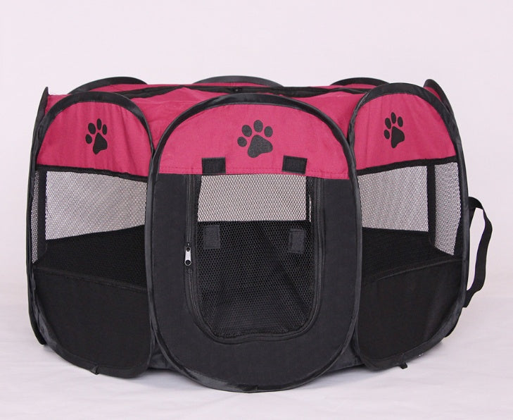 Fast folding octagonal pet fence Great for outdoor dogs