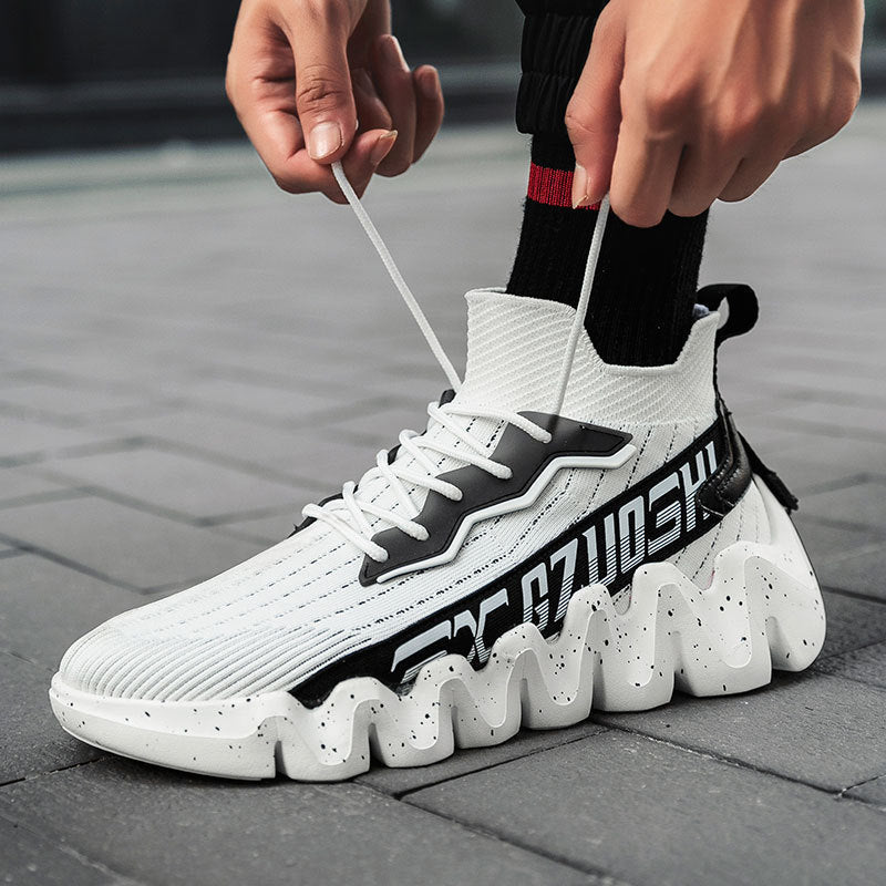 All-Match Net Red High-Top Canvas Sneakers