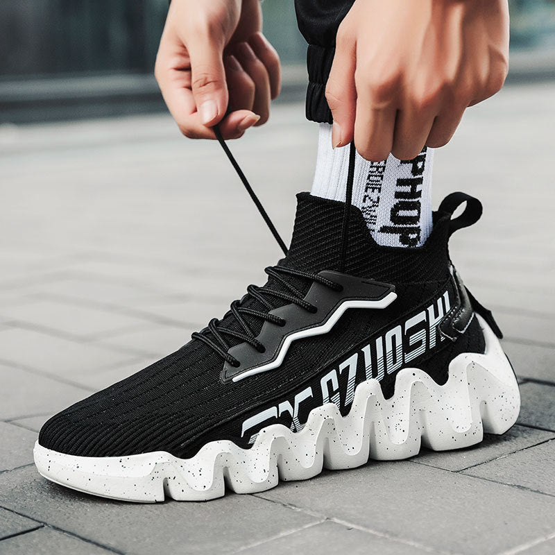 All-Match Net Red High-Top Canvas Sneakers - Swefashionstore