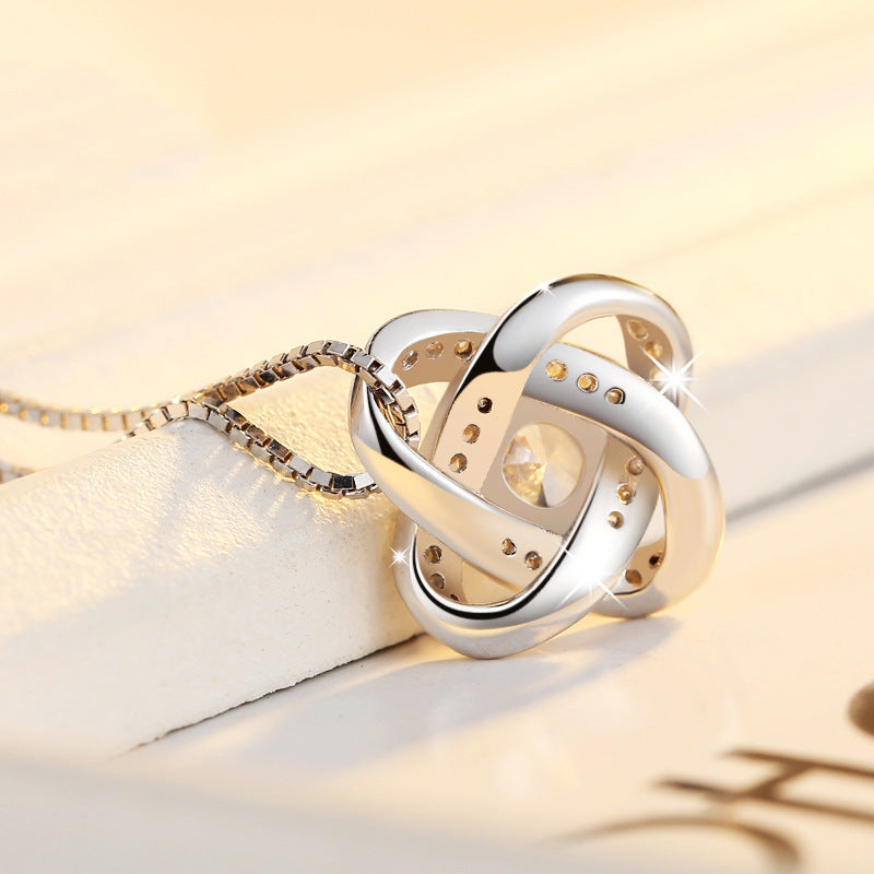 LIMITIERTE EDITION 925 Sterling Silber Halskette für Damen