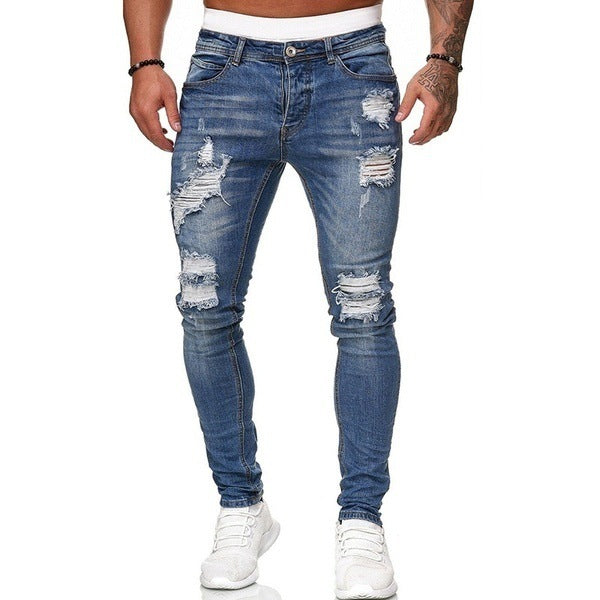 Hole-Worn Slim White Cowboy Doing Old Pantsmen With Small Feet - Swefashionstore