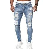 Hole-Worn Slim White Cowboy Doing Old Pantsmen With Small Feet - Swefashionstore