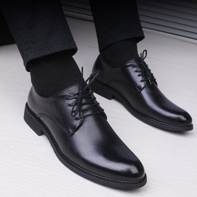 Black Shoes With Pointed Toe For Men - Swefashionstore