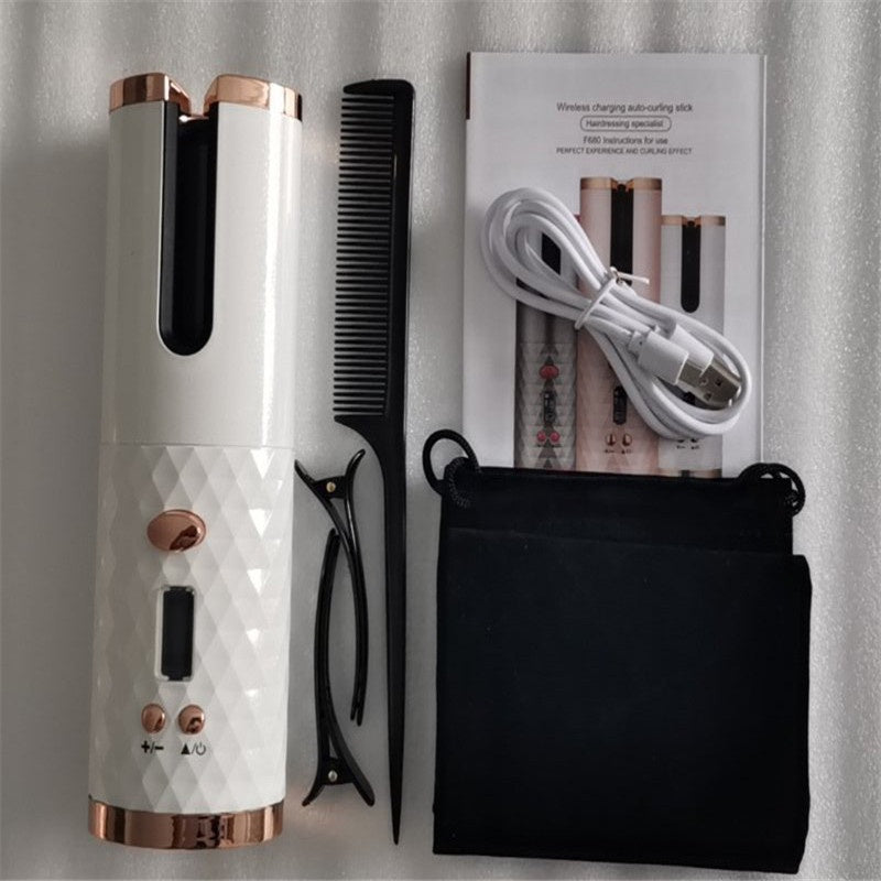 NEW Curling Iron USB Wireless Multifunctional Charging Curler