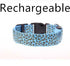 LED Dog Collar Safety Adjustable Nylon Leopard Pet Collar - Swefashionstore