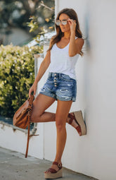 NEW Fashion RIPPED Fringed HIGH-RISE Leisure Jeans - Swefashionstore