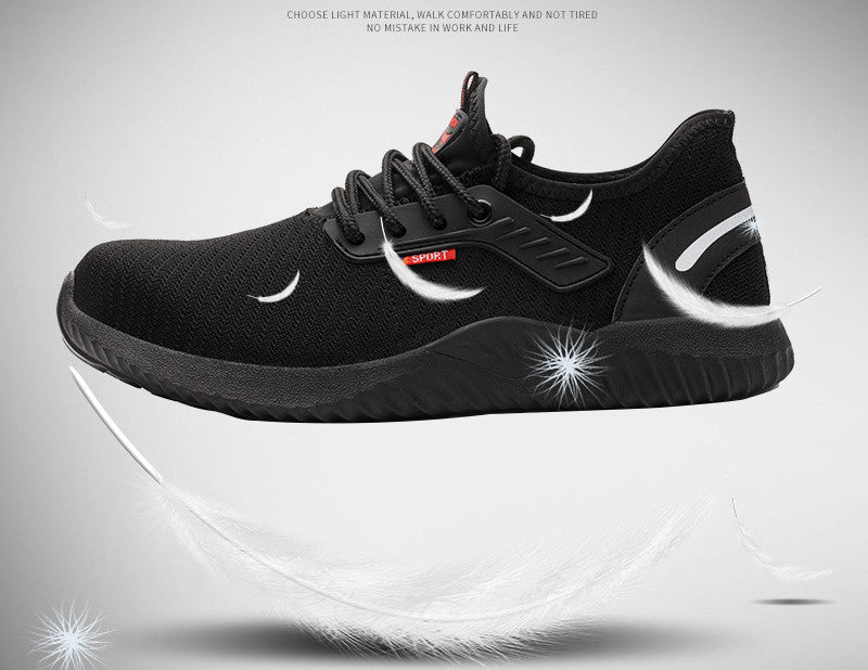 Breathable Safety Shoes Anti-smashing Work Safety Shoes - Swefashionstore