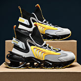 Breathable Fly Woven Mesh High-top Shoes - Swefashionstore