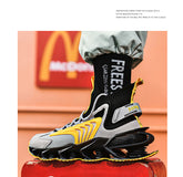 Breathable Fly Woven Mesh High-top Shoes - Swefashionstore