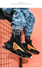 Breathable Fly Woven Mesh High-top Shoes - Swefashionstore