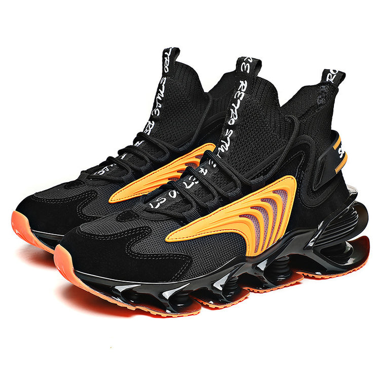Breathable Fly Woven Mesh High-top Shoes - Swefashionstore