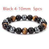 TIGER Eye Stone Bracelet Natural SMOOTH Bracelet - Swefashionstore