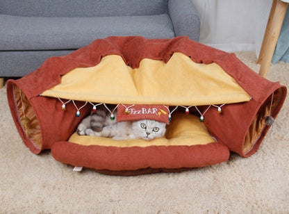 Pet Cats Tunnel Interactive Play Toy - Swefashionstore