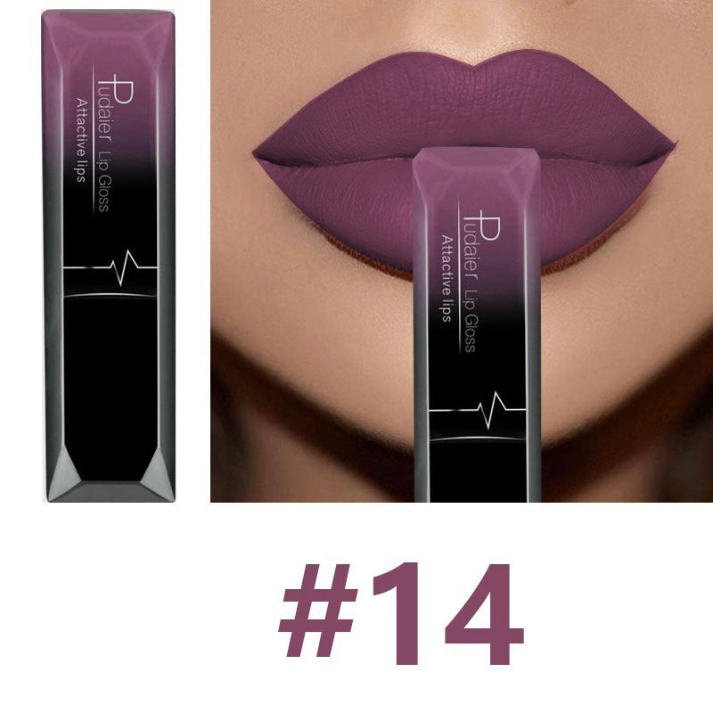 Makeup matte matte lip gloss lipstick - Swefashionstore