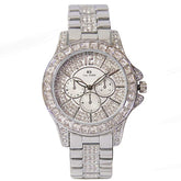 Full Diamond Steel Band Ladies Quartz Watch - Swefashionstore