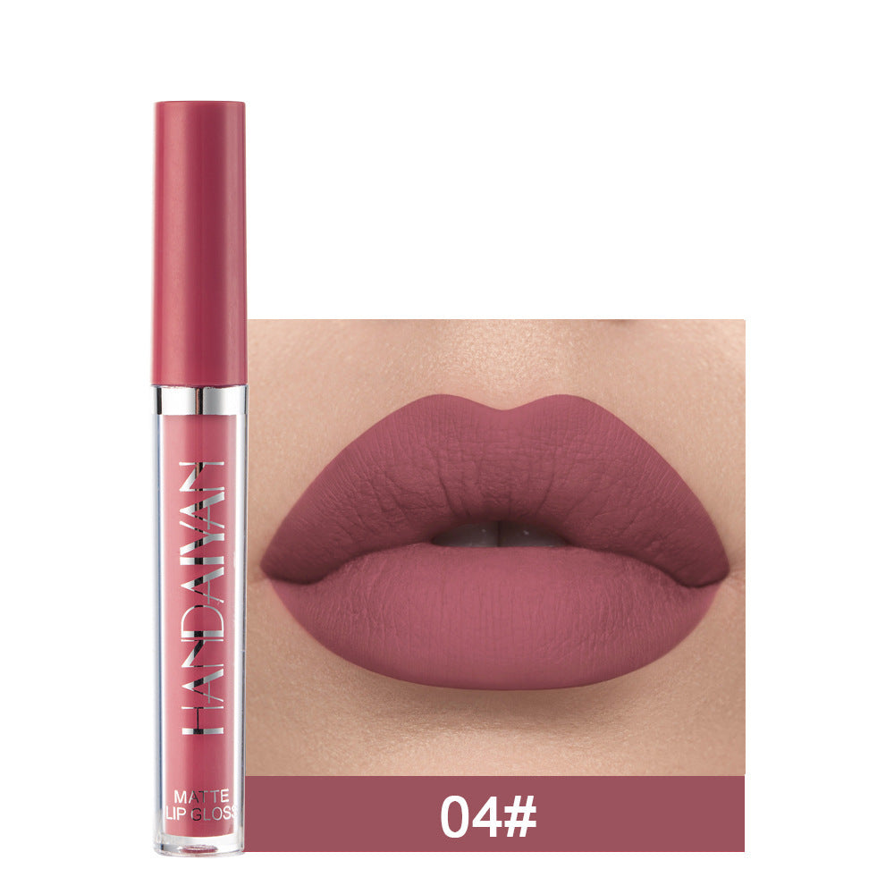 Matte Non-stick Cup Lip Gloss, Non-fading Matte Liquid Lipstick - Swefashionstore