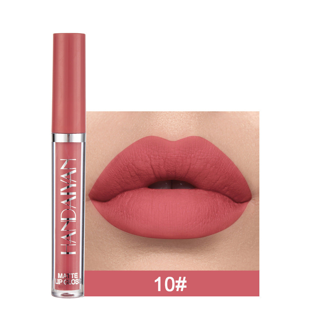 Matte Non-stick Cup Lip Gloss, Non-fading Matte Liquid Lipstick - Swefashionstore
