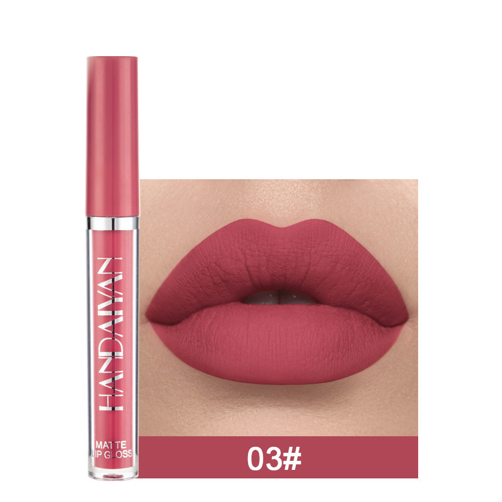 Matte Non-stick Cup Lip Gloss, Non-fading Matte Liquid Lipstick - Swefashionstore