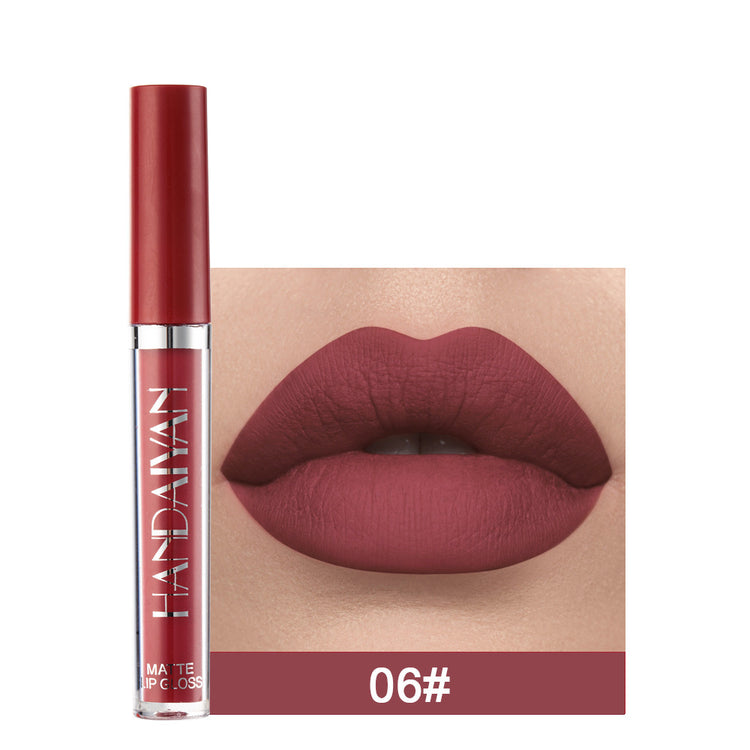 Matte Non-stick Cup Lip Gloss, Non-fading Matte Liquid Lipstick - Swefashionstore