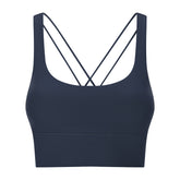 Double Shoulder Strap Shockproof Sports Underwear Women Gather Breathable - Swefashionstore