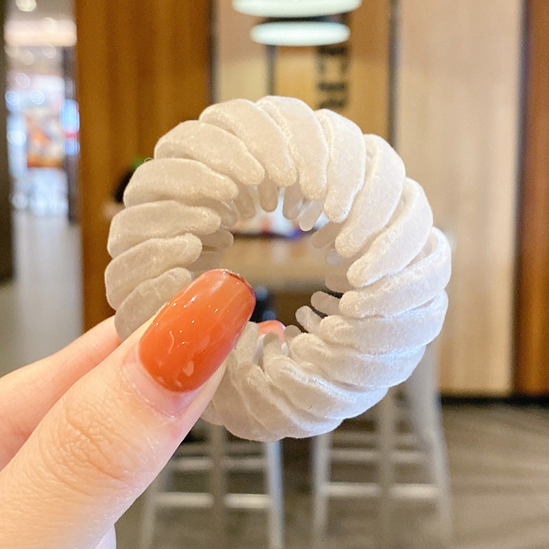 Women Hollow Hair Circle High Horsetail Artifact Fixed Coiler Hairpin Horsetail Headdress Fashion Hair Accessories - Swefashionstore