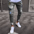 Knee hole Denim zipper feet Jeans - Swefashionstore