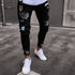 Knee hole Denim zipper feet Jeans - Swefashionstore