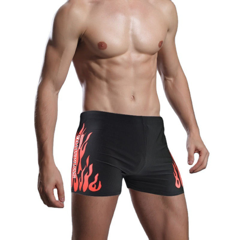 BEST SELLER Men's Swimwear Flame Swimming Trunks