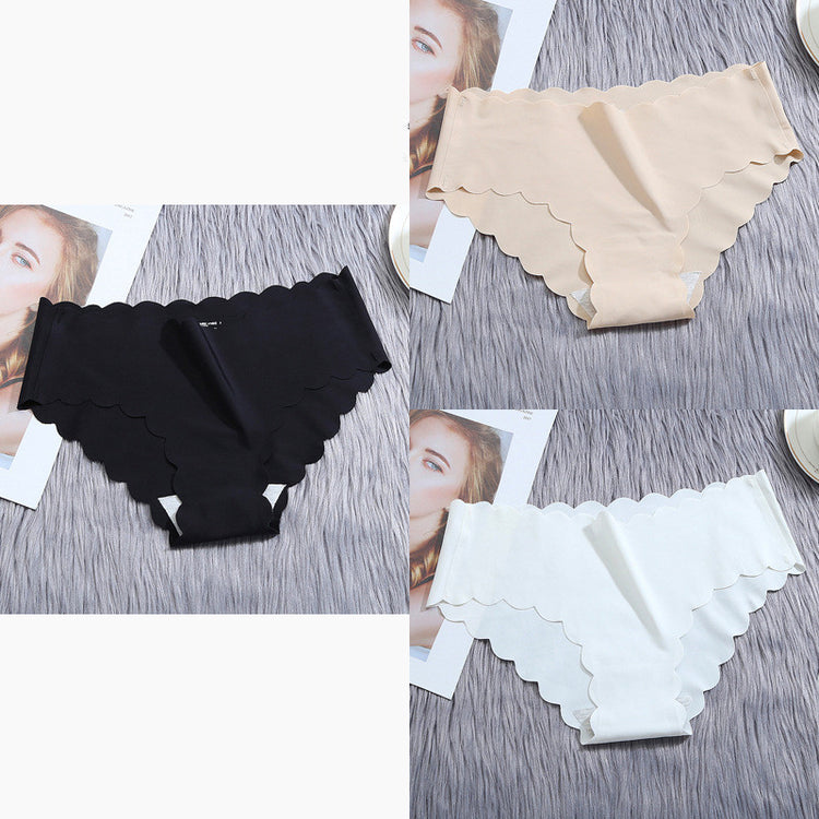 Ruffle Ice Silk Underwear Seamless - Swefashionstore