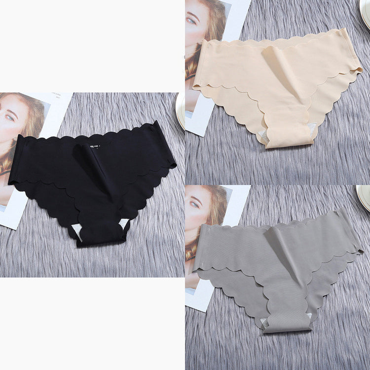 Ruffle Ice Silk Underwear Seamless - Swefashionstore