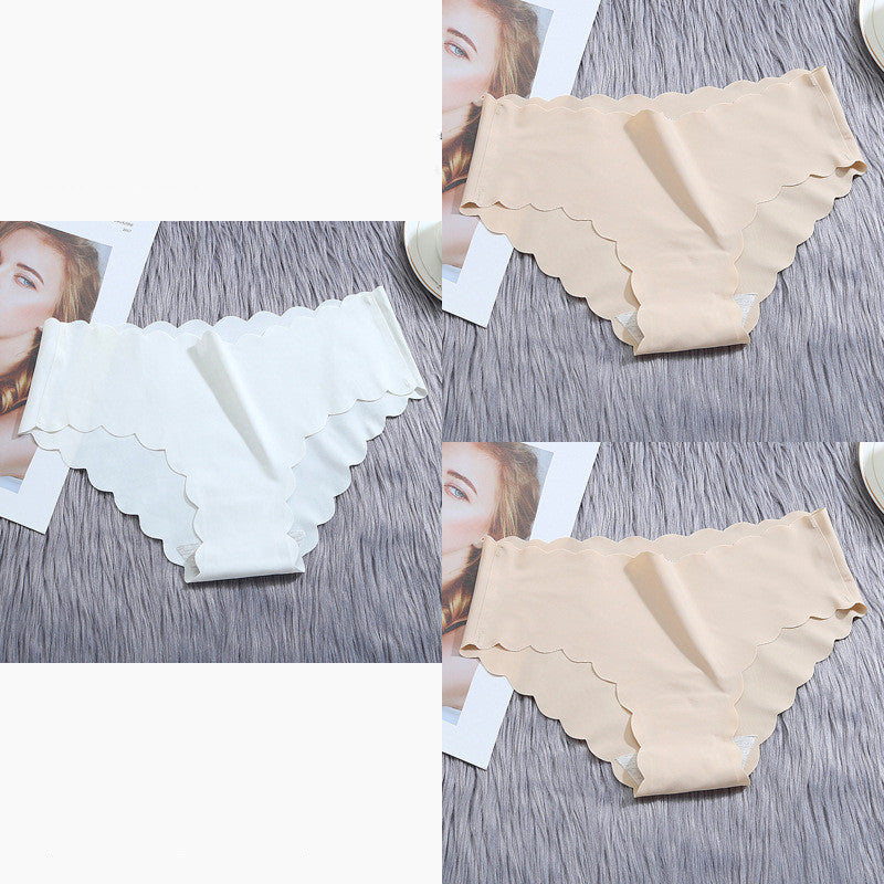 Ruffle Ice Silk Underwear Seamless - Swefashionstore
