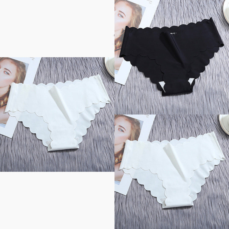 Ruffle Ice Silk Underwear Seamless - Swefashionstore