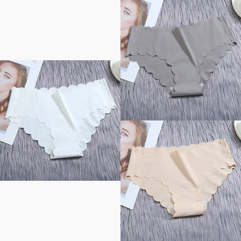Ruffle Ice Silk Underwear Seamless - Swefashionstore