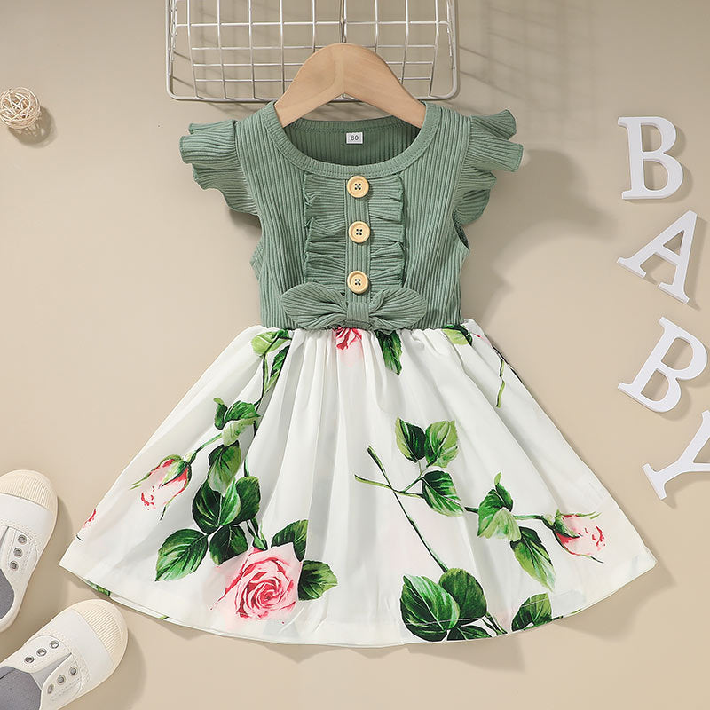 Toddler Kids Baby Girls Clothes Summer Girls Dress - Swefashionstore