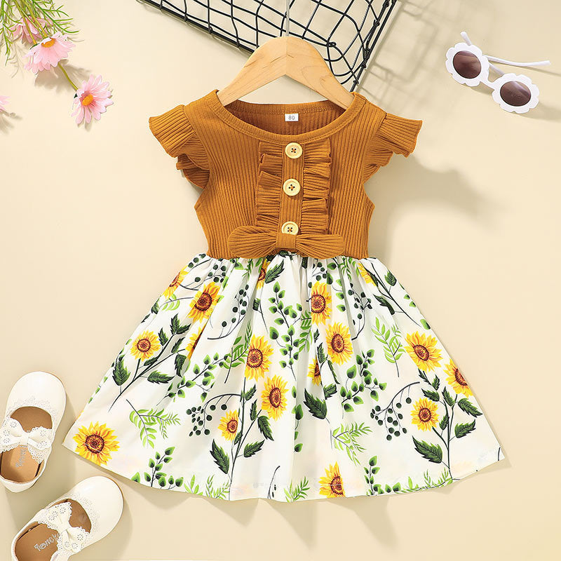 Toddler Kids Baby Girls Clothes Summer Girls Dress - Swefashionstore