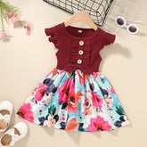 Toddler Kids Baby Girls Clothes Summer Girls Dress - Swefashionstore