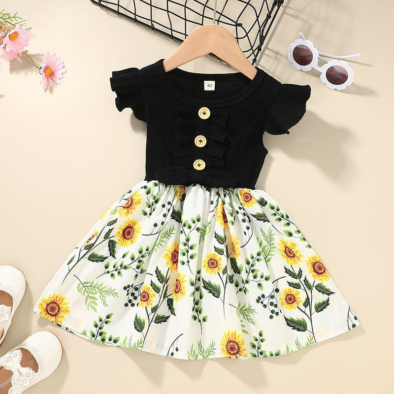 Toddler Kids Baby Girls Clothes Summer Girls Dress - Swefashionstore