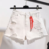 THIN-STYLE Loose DENIM Fashion MINI Shorts - Swefashionstore