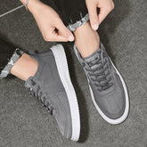 Men Sneakers Platform Canvas Sport Shoes - Swefashionstore
