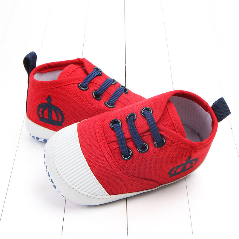 CANVAS Babyschuhe mit Gummibändern