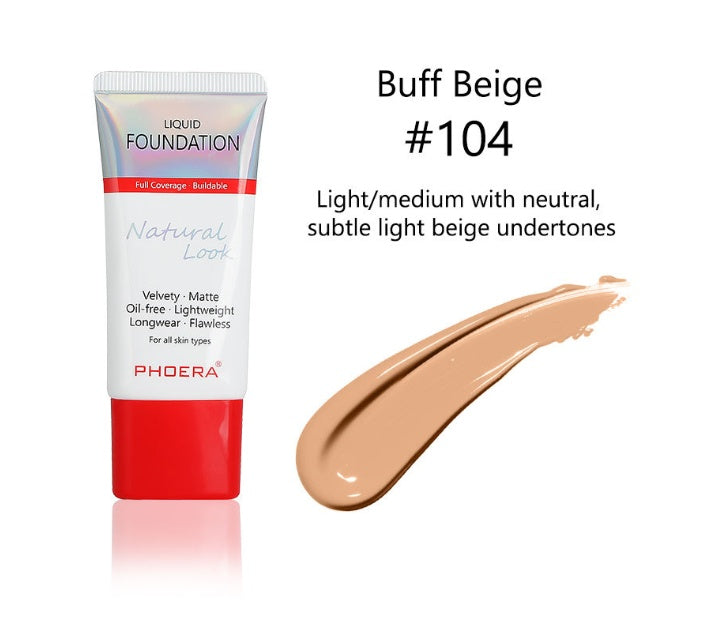 Matte, Silky, Tube Liquid Foundation, Ladies Products - Swefashionstore