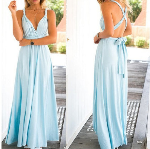 New Stylish Women's Long Party Floor-Length Summer Dress