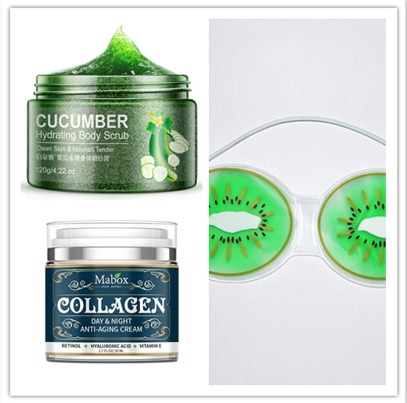 Cucumber white skin peels facial scrub
