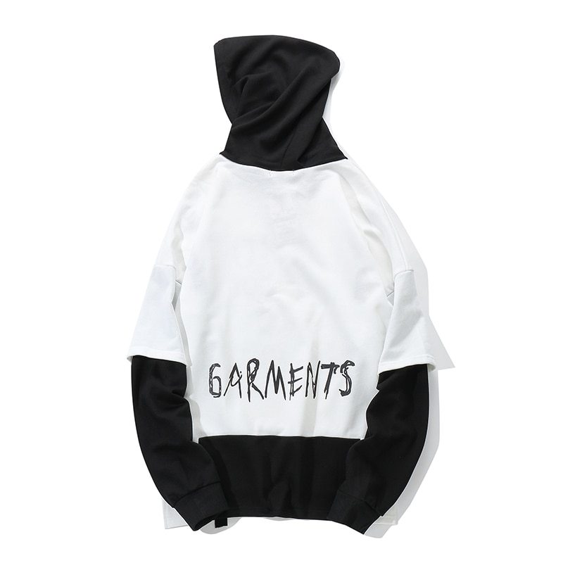 Autumn Men Graffiti Oversize Hoodies Hip-hop Round Neck Cotton Hoodie - Swefashionstore