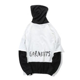 Autumn Men Graffiti Oversize Hoodies Hip-hop Round Neck Cotton Hoodie - Swefashionstore